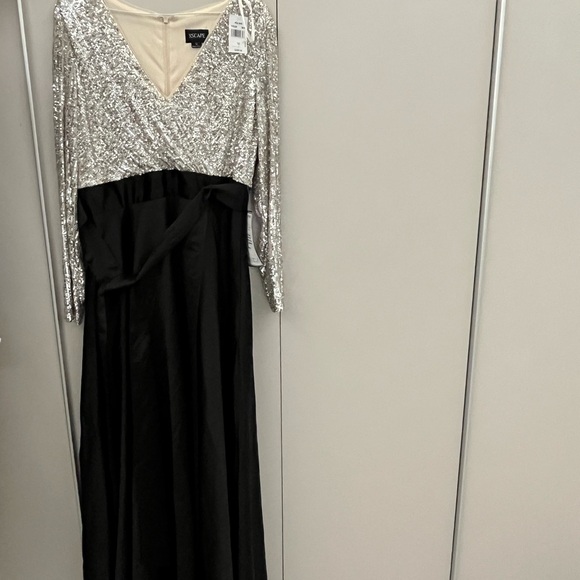 Xscape long sleeve evening gown - Picture 8 of 8